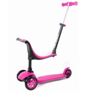 Πατίνι ’Fun Wheel Mini με κάθισμα 3 σε 1 Ροζ’ 170408