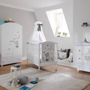 Βρεφικό κρεβατάκι PALI Moon, χρώμα bianco NS44