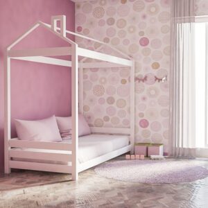 Παιδικός καναπές κρεβάτι LUNA λευκό οξιά 380300