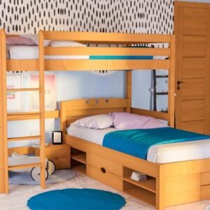 Παιδική κουκέτα CORNER φυσικό οξιά 730200