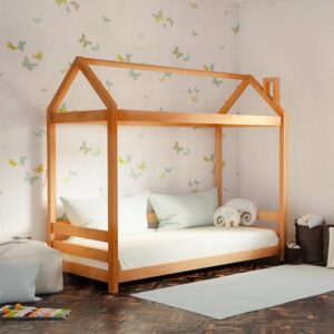 Παιδικός καναπές κρεβάτι LUNA φυσικό οξιά 380200