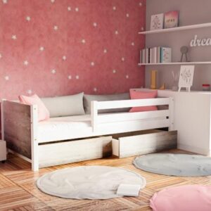 Παιδικός καναπές κρεβάτι DREAM λευκό οξιά 160300