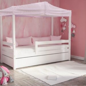 Παιδικός καναπές κρεβάτι SKY λευκό οξιά 320300