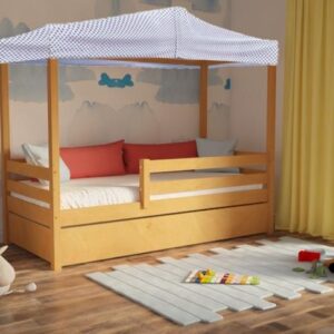 Παιδικός καναπές κρεβάτι SKY φυσικό οξιά 320200