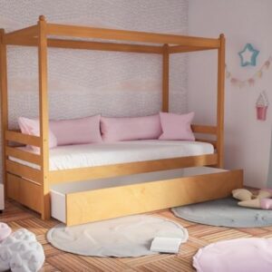 Παιδικός καναπές κρεβάτι MAGIC φυσικό οξιά 350200