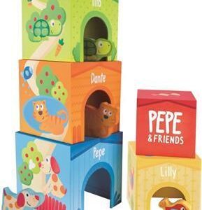Hape Pepe & Friends Πύργος Ζωάκια Friendship (E0451A) E0451A