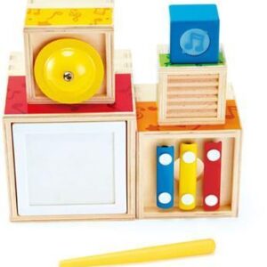 Hape Early Melodies Ξύλινο Stacking Music Set HP-E0336A