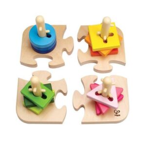 Hape Early Explorer Ξύλινο Παζλ Crative Peg E0411A