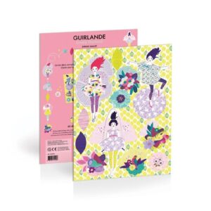 MonPetit Art GDEIZU1 Σετ Κατασκευής για Γιρλάντες – Ανοιξιάτικο Μπαλέτο GDEIZU1