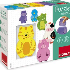 GOULA  Παζλ ”Μαγνητικά Ζώα” 6×2τεμ.