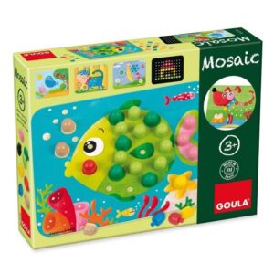 GOULA Ψηφιδωτό χρωμάτων ξύλινο 60τεμ.