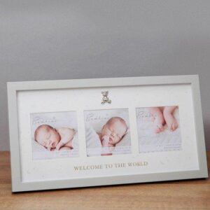 Tριπλή Κορνίζα Αρκουδάκι ’’Welcome to the world’’ BR7544100