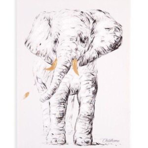 Κάδρο Ελέφαντας Childhome Gold 30*40cm BR73450