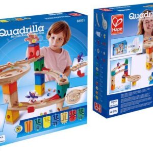 Hape Quadrilla Marble Run Ξύλινο Race To The Finish-58Τμχ E6021A