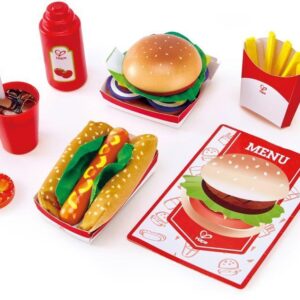 Hape Playfully Delicious Ξύλινο Σετ Fast Food E3160B