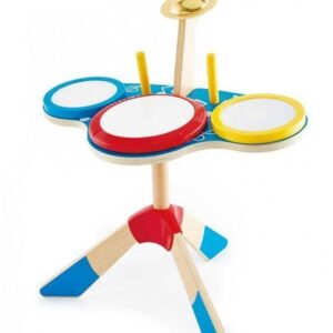 Hape Early Melodies Ξύλινα Drums Set Rock & Rhythm Band E0613A