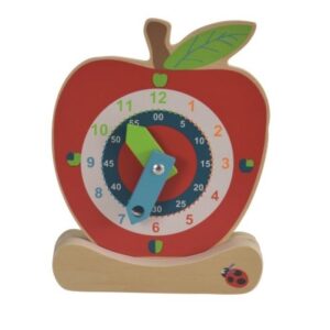 Egmont toys Ξύλινο Ρολόι- Μήλο EGM-511087