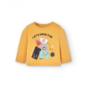 Boboli Μπλούζα αγόρι μουσταρδί AW22145167-1164 AW22145167-1164