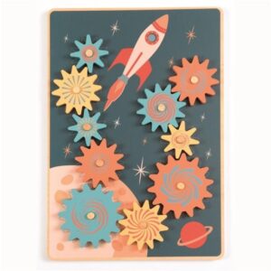 Egmont Toys Ξύλινο παιχνίδι δραστηριοτήτων με το Διάστημα EGM-511106