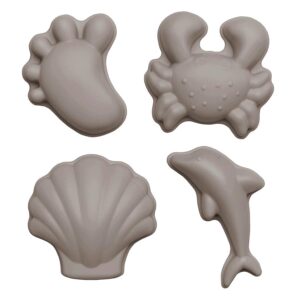 Scrunch Καλούπια από ανακυκλώσιμη σιλικόνη Warm Grey (4 Τεμάχια) SCR-110045