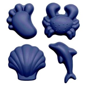 Scrunch Καλούπια από ανακυκλώσιμη σιλικόνη Midnight Blue (4 Τεμάχια) SCR-110044