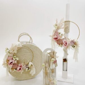 Boho Flowers Κουτί | Λαμπάδα | Λαδοσέτ K22-053