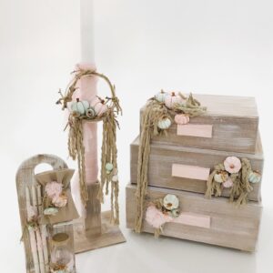 Pumpkin Love Κουτί | Λαμπάδα | Λαδοσέτ K21-008