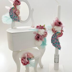 Παγώνι Κουτί | Λαμπάδα | Λαδοσέτ K22-022