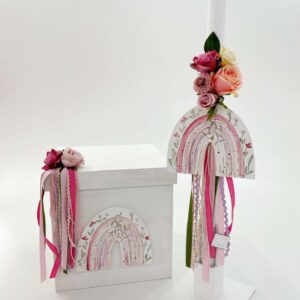 Flower Rainbow Κουτί | Λαμπάδα | Λαδοσέτ K22-015