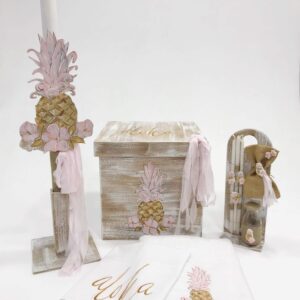 Pink Aloha Κουτί | Λαμπάδα | Λαδοσέτ K19-053