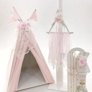 Girly Teepee Κουτί | Λαμπάδα | Λαδοσέτ K22-010