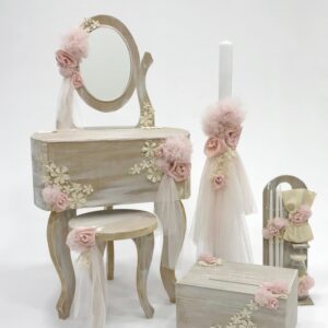 Vintage Chic Κουτί | Λαμπάδα | Λαδοσέτ K18-010