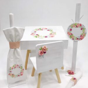 Flower Cicle Κουτί | Λαμπάδα | Λαδοσέτ K19-037