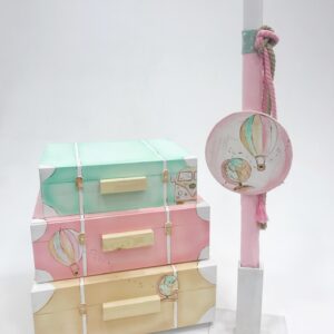 Travel Girl Κουτί | Λαμπάδα | Λαδοσέτ K20-020