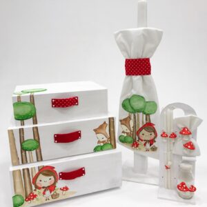 Κοκκινοσκουφίτσα Κουτί | Λαμπάδα | Λαδοσέτ K19-041