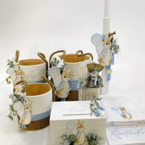 Basket Rabbit Κουτί | Λαμπάδα | Λαδοσέτ A22-073