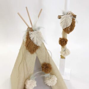 Unisex Teepee Κουτί | Λαμπάδα | Λαδοσέτ K22-006-2