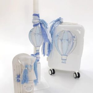 Airballoon Baby Blue Κουτί | Λαμπάδα | Λαδοσέτ A21-028