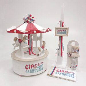 Circus Carousel Κουτί | Λαμπάδα | Λαδοσέτ A17-004