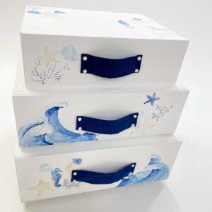 Blue Waves Κουτί | Λαμπάδα | Λαδοσέτ A22-040