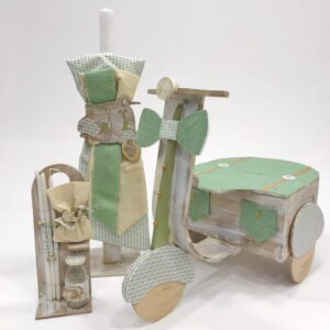 Chic Vespa Κουτί | Λαμπάδα | Λαδοσέτ A17-037