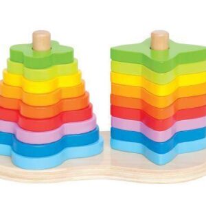 Hape Double Rainbow Stacker E0406A