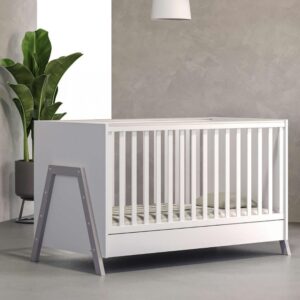 Casababy Oslo Grey Βρεφικό Κρεβάτι Μετατρεπόμενο Σε Προεφηβικό 590325