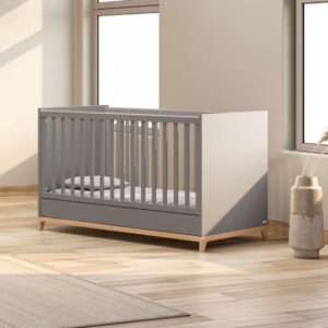 Casababy Zoom Dark Βρεφικό Κρεβάτι Μετατρεπόμενο 590279