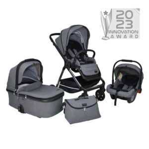 Πολυκαρότσι Bebe Stars Nammos 3σε1 Grey 335-186 335-186