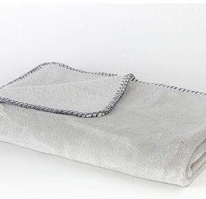 Piel Sa Βαμβακερή Κουβέρτα Αγκαλιάς και Λίκνου 80x110εκ - Grey 11047-91 11047-91