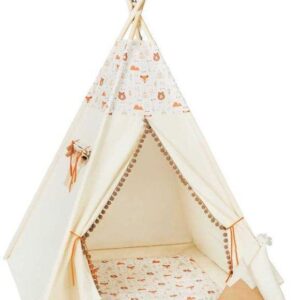 Elis Design Παιδική Σκηνή Σετ με Μαξιλάρια My Mouse Friend Beige 1881/STA 1881/STA