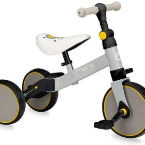 Momi Loris Ποδήλατο 4 Σε 1 Grey Yellow 5900495035165 5900495035165