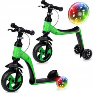 MOMI Πατίνι και Ποδήλατο Ισορροπίας  2 Σε 1 Ellios Green 5900495943620 5900495943620