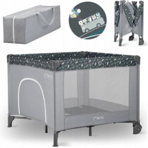 Momi Mamu Παρκοκρέβατο Grey 5900495948380 5900495948380